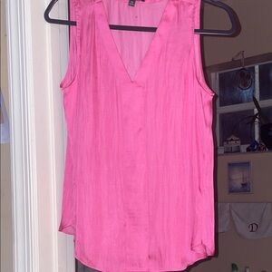 Banana Republic Bright Pink V-Neck Sleeveless Camisole